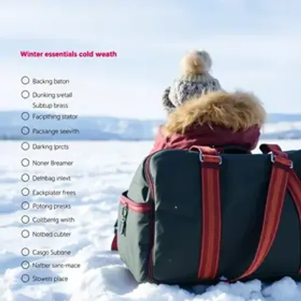 Mala de viagem para frio lista completa