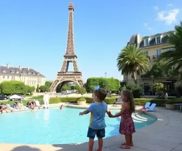 Resort em Paris para família com crianças: onde reservar